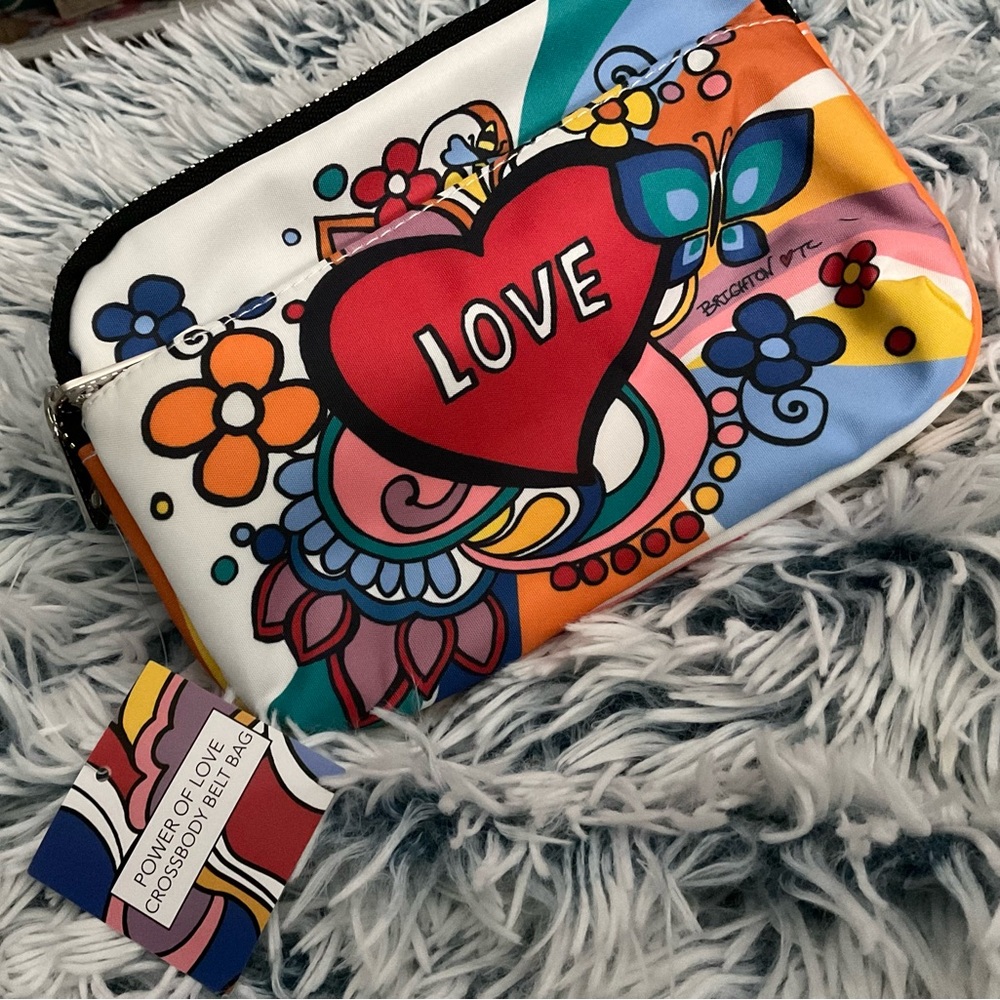 Brighton Power of Love Crossbody Bag NWT